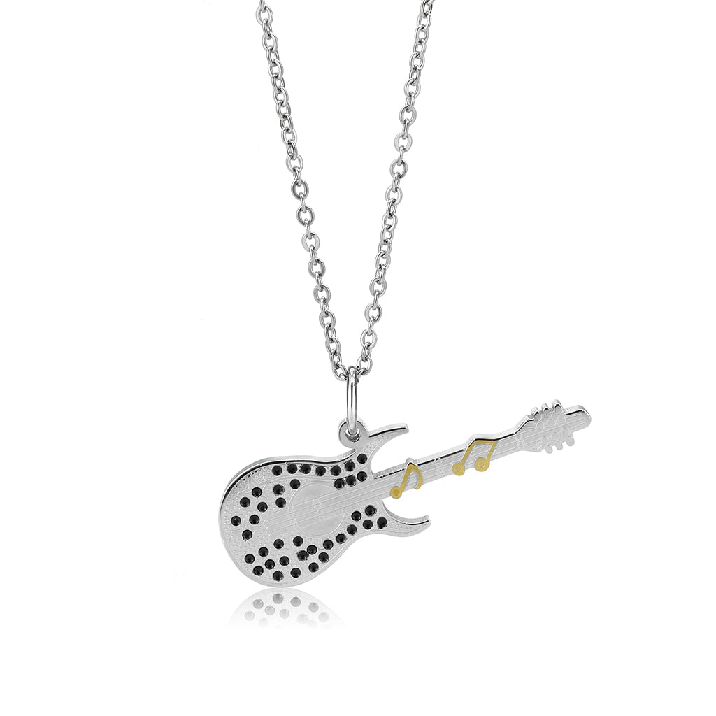 Two Tone IP Gold (Ion Plating) Stainless Steel Chain Pendant with NoStone in No Stone