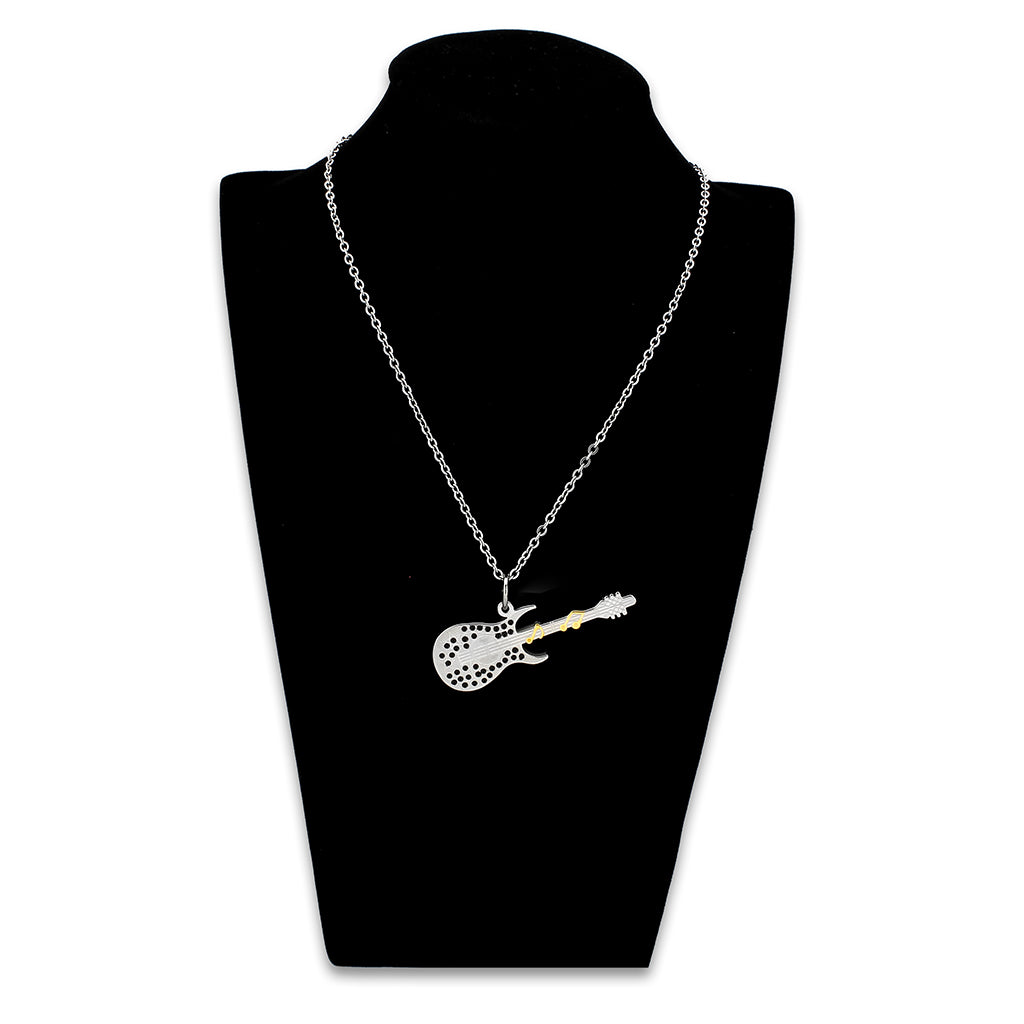 Two Tone IP Gold (Ion Plating) Stainless Steel Chain Pendant with NoStone in No Stone