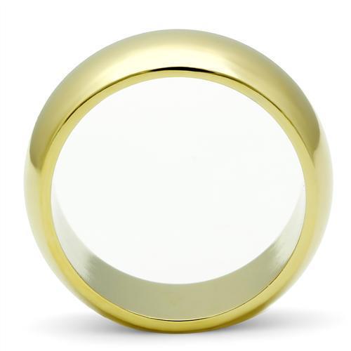 IP Gold(Ion Plating) Brass Ring with No Stone