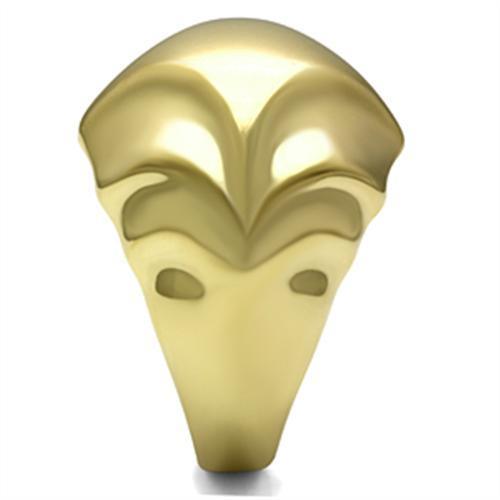 IP Gold(Ion Plating) Brass Ring with No Stone