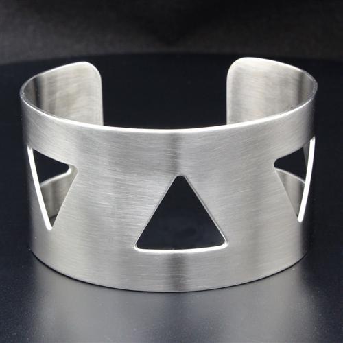 High polished (no plating) Stainless Steel Bangle with No Stone