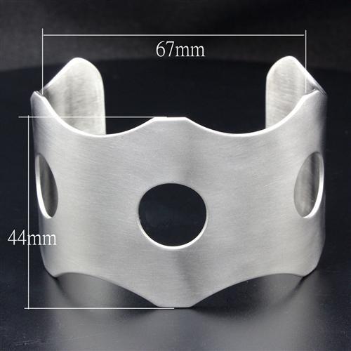 High polished (no plating) Stainless Steel Bangle with No Stone