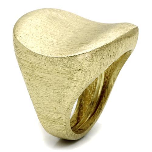 Gold & Brush Brass Ring with No Stone