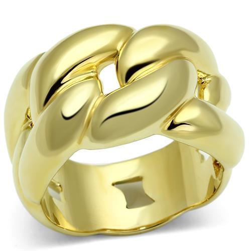 Gold Brass Ring with No Stone