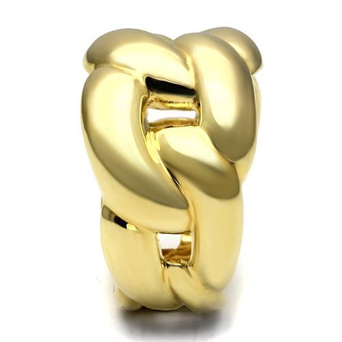 Gold Brass Ring with No Stone