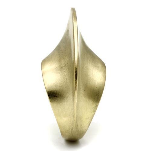Gold & Brush Brass Ring with No Stone