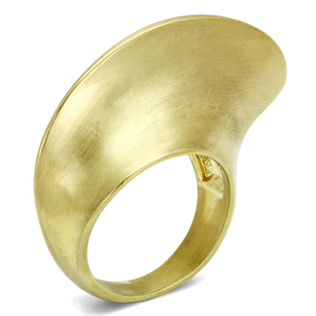 Gold & Brush Brass Ring with No Stone
