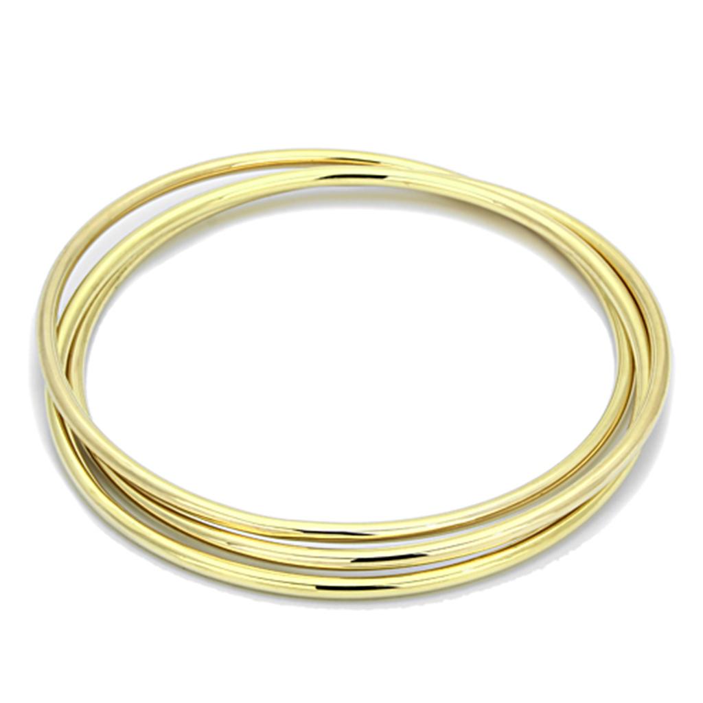 Gold Brass Bangle with No Stone