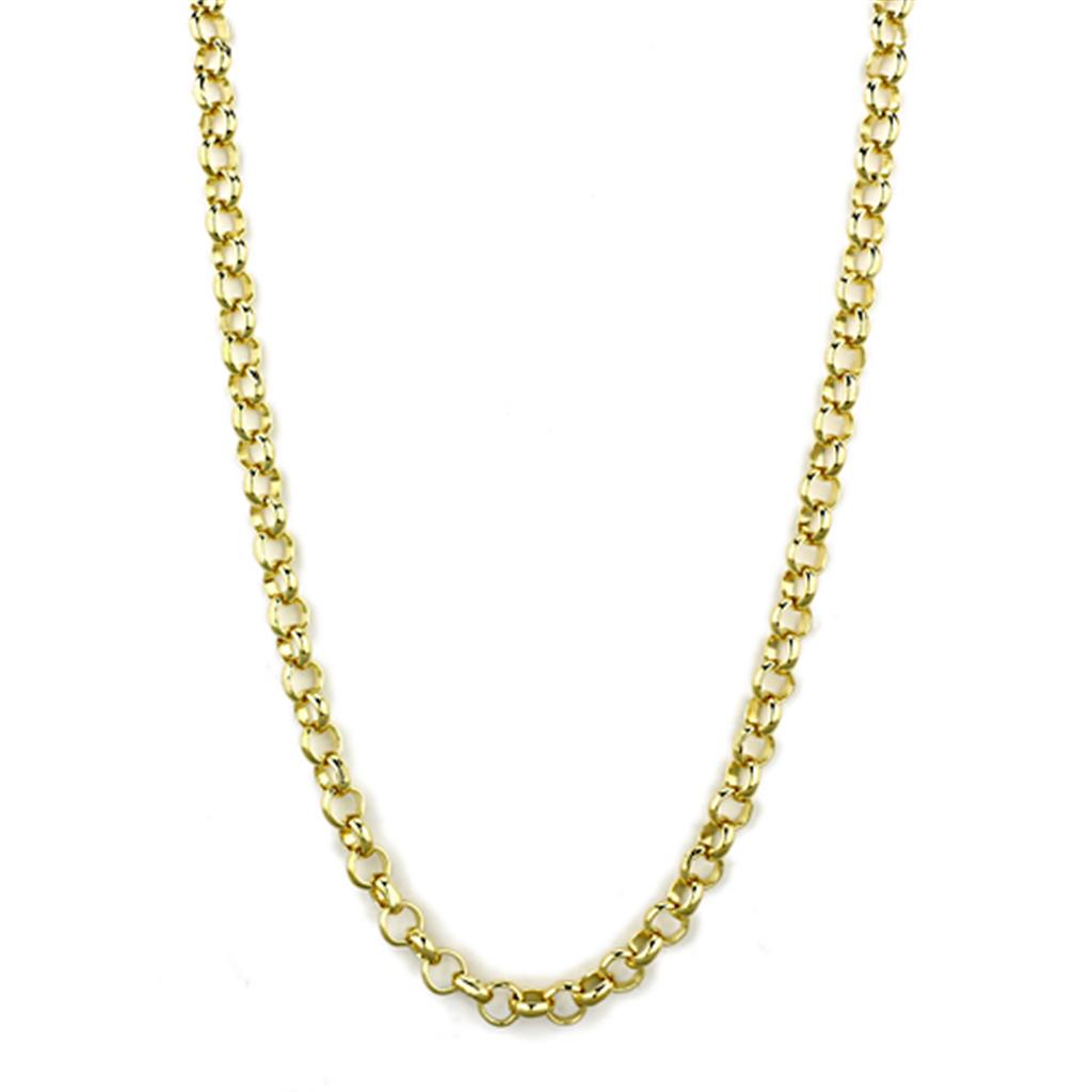 Gold Brass Chain with No Stone