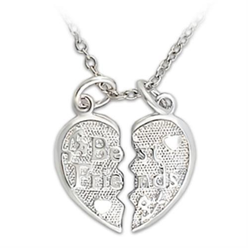 Silver Brass Pendant with No Stone