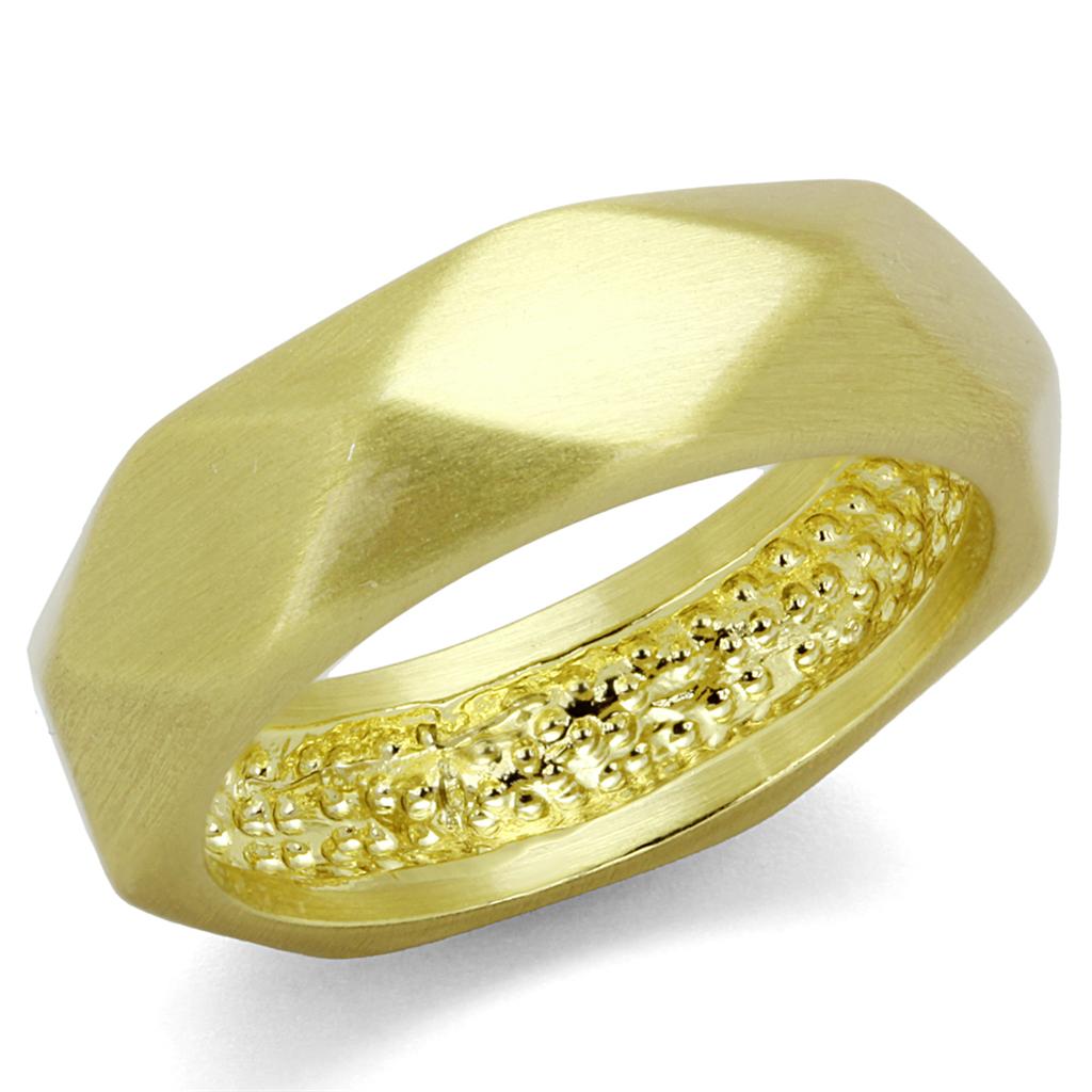 Gold & Brush Brass Ring with No Stone