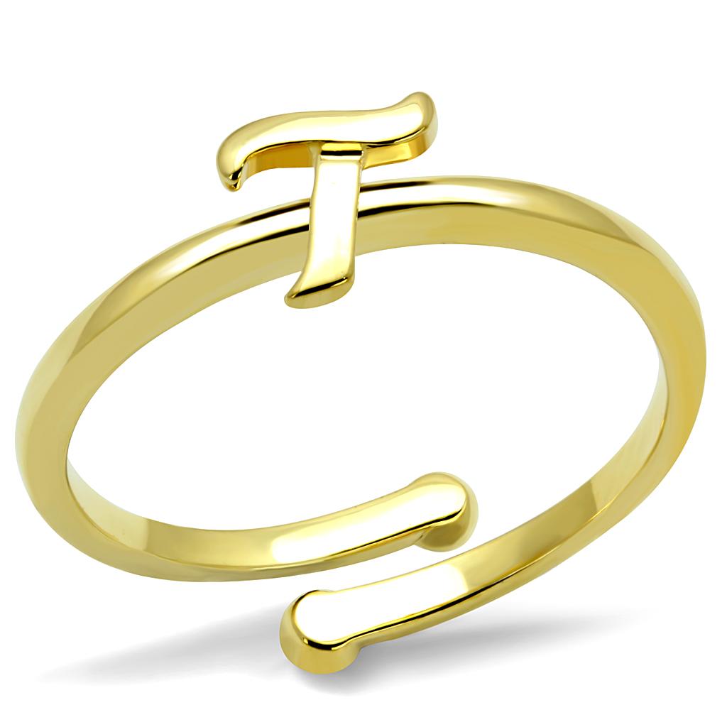 Flash Gold Brass Ring with No Stone