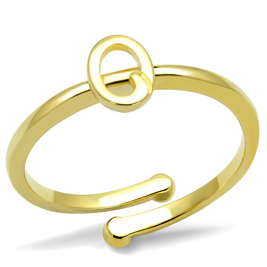 Flash Gold Brass Ring with No Stone