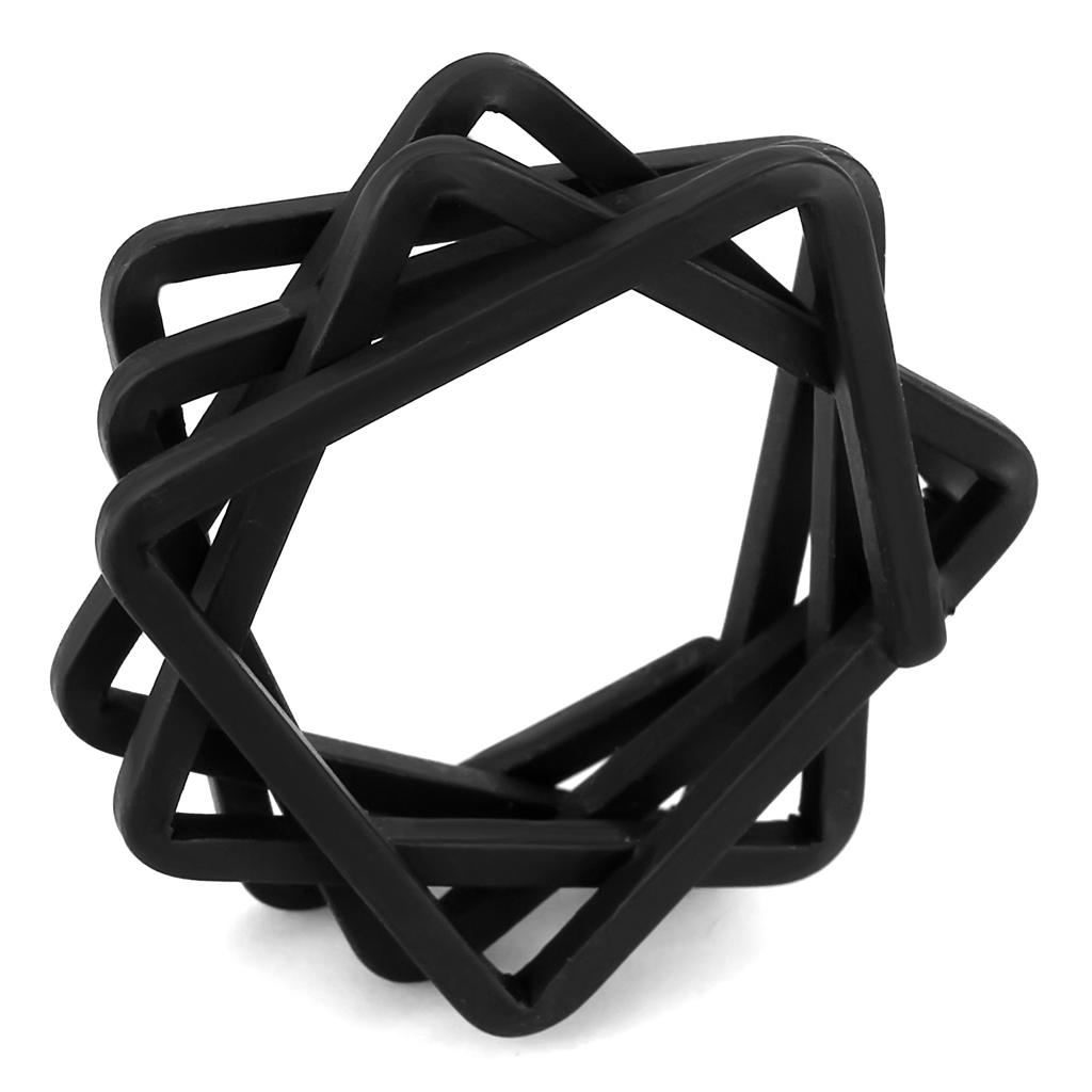 Ruthenium Brass Ring with No Stone