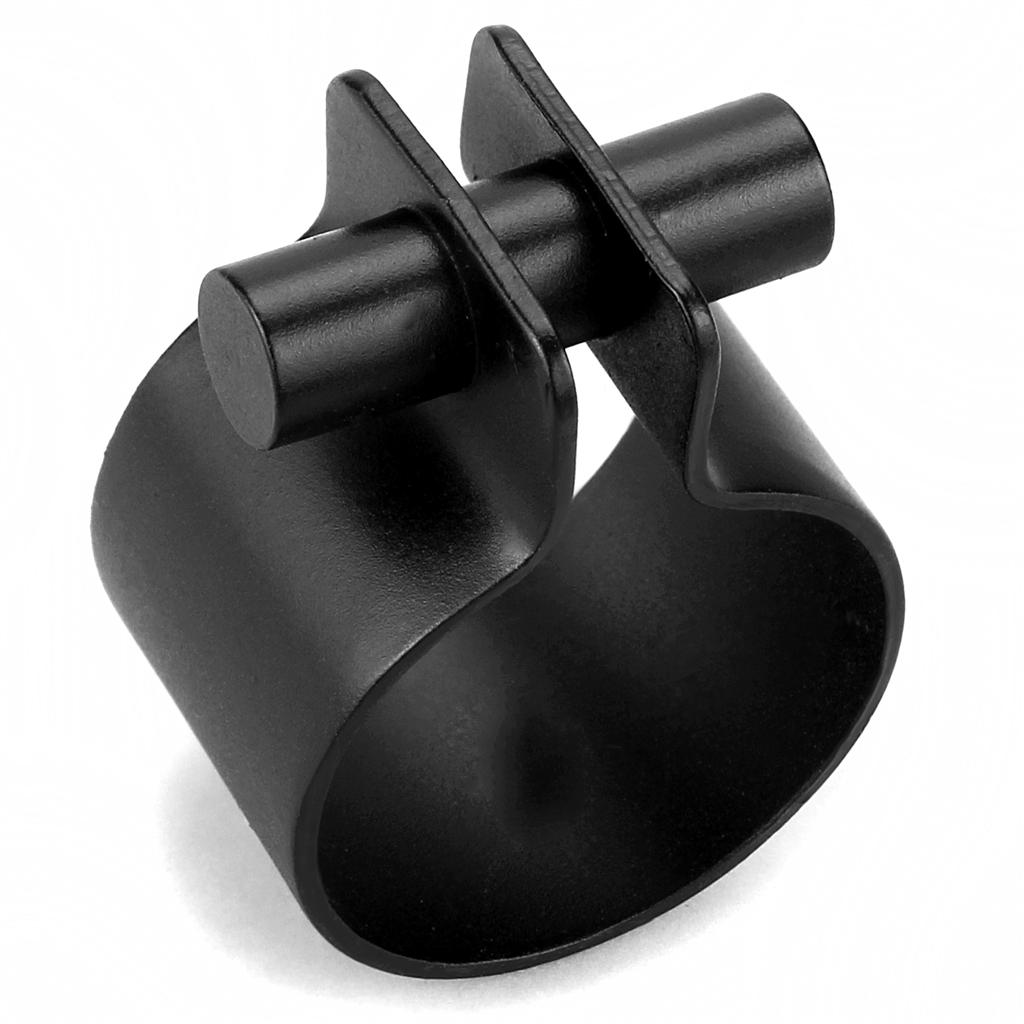 Ruthenium Brass Ring with No Stone