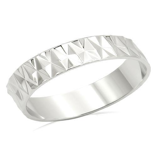 Imitation Rhodium Brass Ring with No Stone