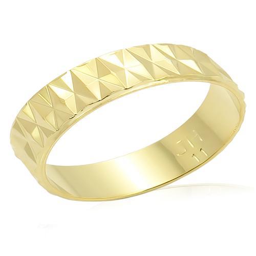 Gold Brass Ring with No Stone