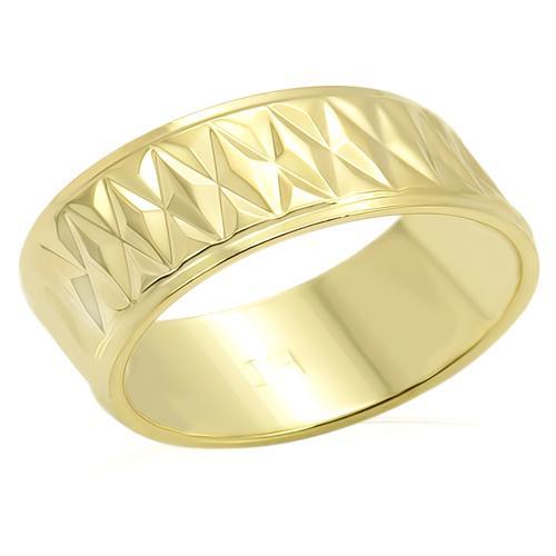 Gold Brass Ring with No Stone