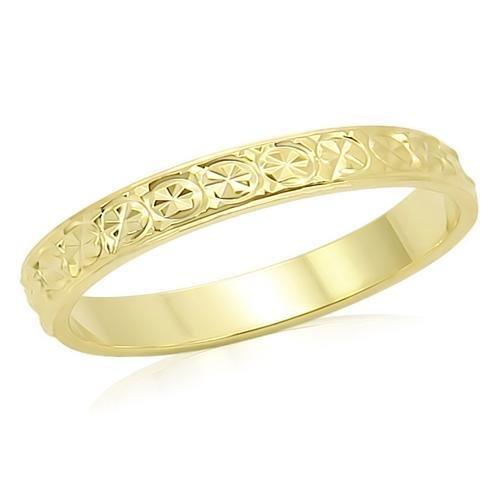 Gold Brass Ring with No Stone