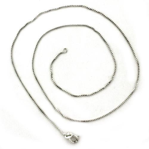 High-Polished 925 Sterling Silver Chain with No Stone