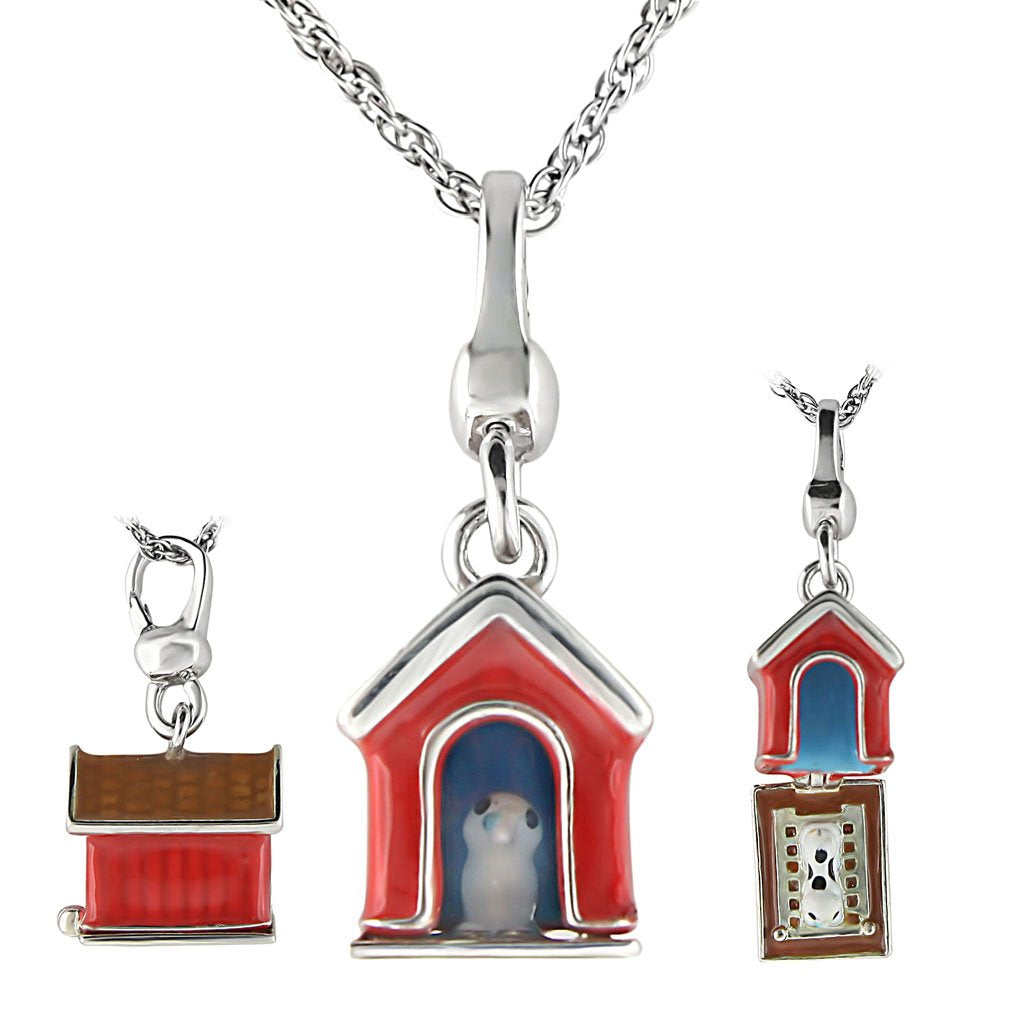 Silver 925 Sterling Silver Chain Pendant with No Stone