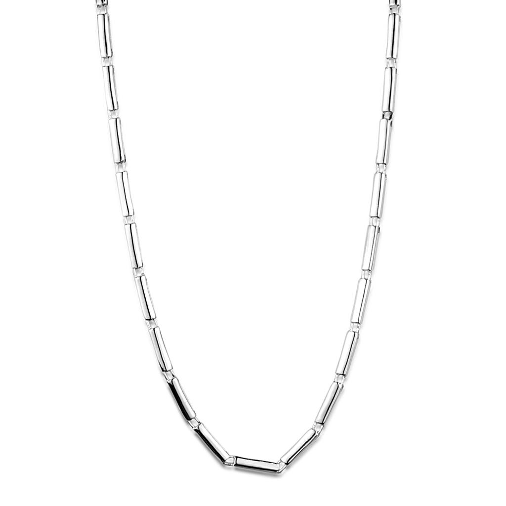 Silver 925 Sterling Silver Necklace with No Stone