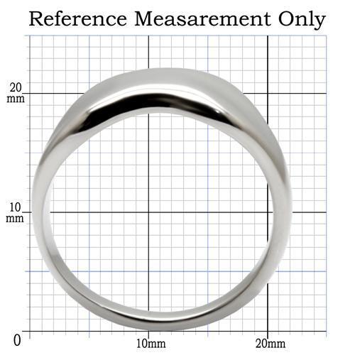 High polished (no plating) Stainless Steel Ring with No Stone