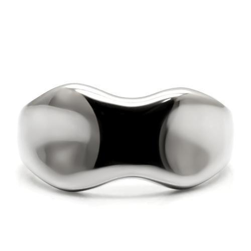 High polished (no plating) Stainless Steel Ring with No Stone