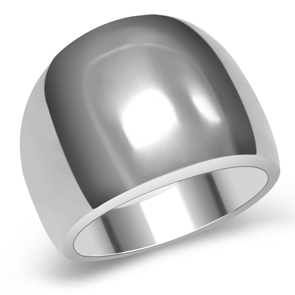 High polished (no plating) Stainless Steel Ring with No Stone