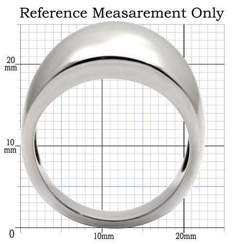 High polished (no plating) Stainless Steel Ring with No Stone