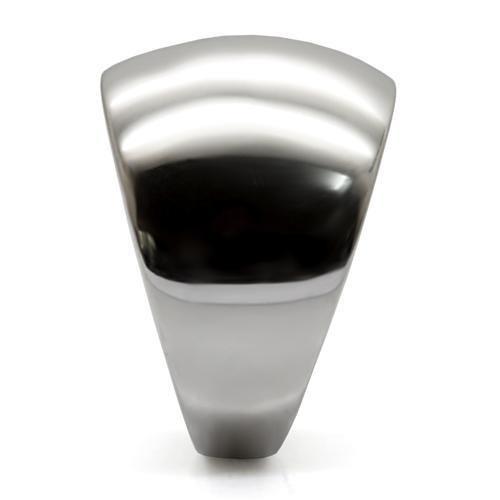 High polished (no plating) Stainless Steel Ring with No Stone