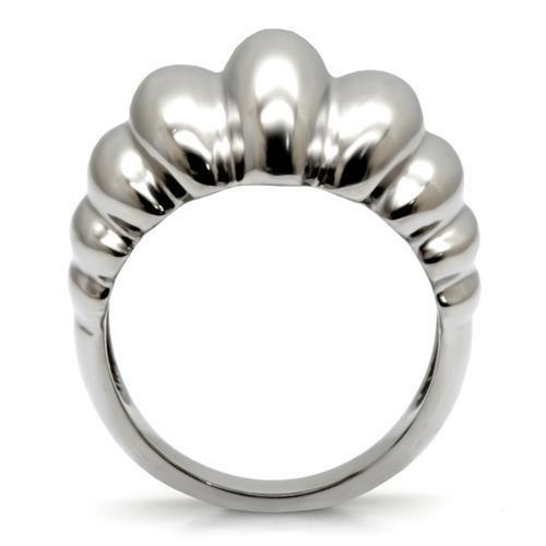 High polished (no plating) Stainless Steel Ring with No Stone
