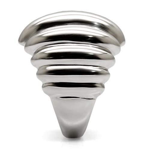 High polished (no plating) Stainless Steel Ring with No Stone