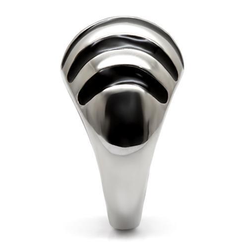 High polished (no plating) Stainless Steel Ring with No Stone