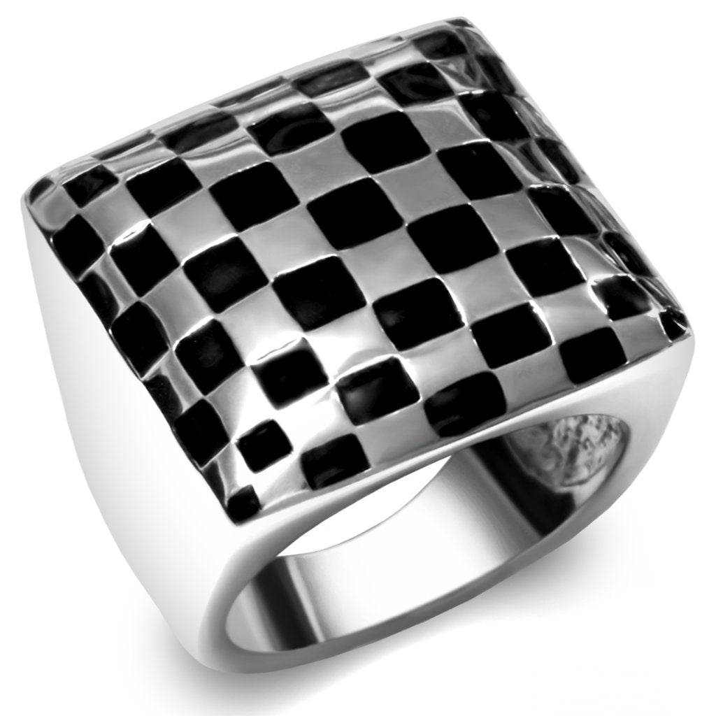 High polished (no plating) Stainless Steel Ring with No Stone