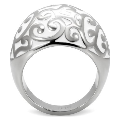 High polished (no plating) Stainless Steel Ring with No Stone