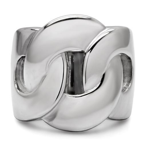 High polished (no plating) Stainless Steel Ring with No Stone