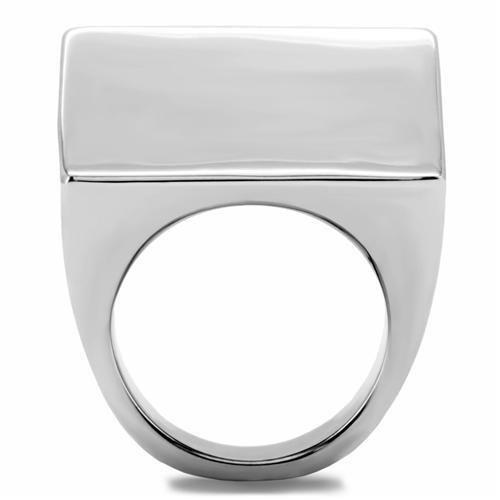 High polished (no plating) Stainless Steel Ring with No Stone