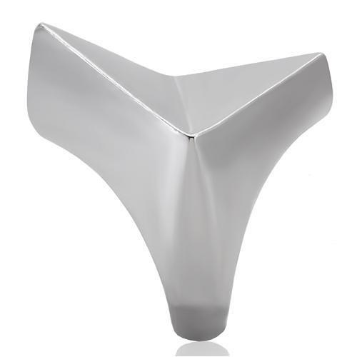 High polished (no plating) Stainless Steel Ring with No Stone