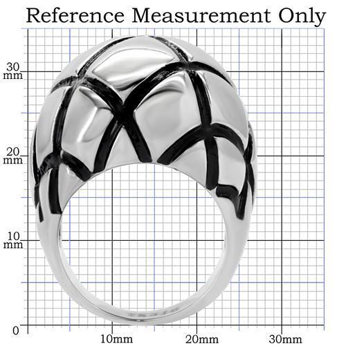 High polished (no plating) Stainless Steel Ring with No Stone