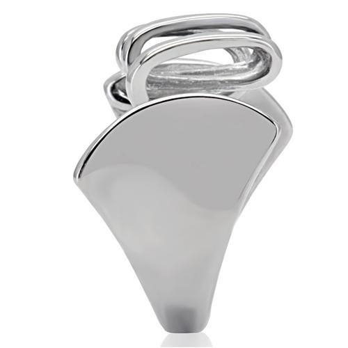 High polished (no plating) Stainless Steel Ring with No Stone