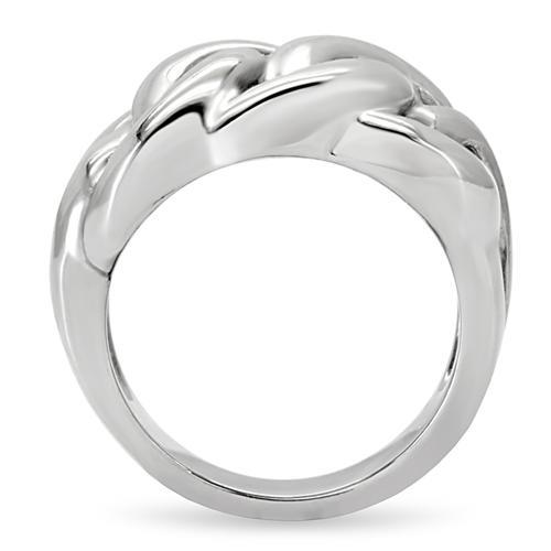 High polished (no plating) Stainless Steel Ring with No Stone