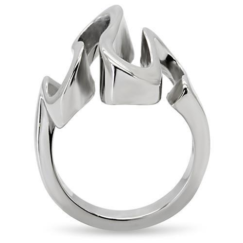 High polished (no plating) Stainless Steel Ring with No Stone