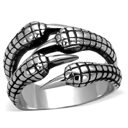 High polished (no plating) Stainless Steel Ring with No Stone