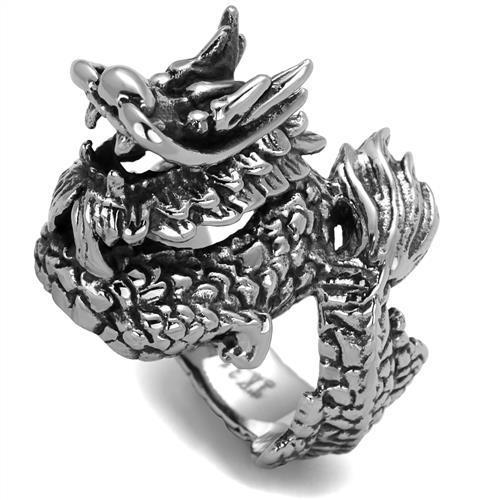 High polished (no plating) Stainless Steel Ring with No Stone