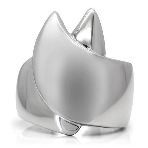 High polished (no plating) Stainless Steel Ring with No Stone
