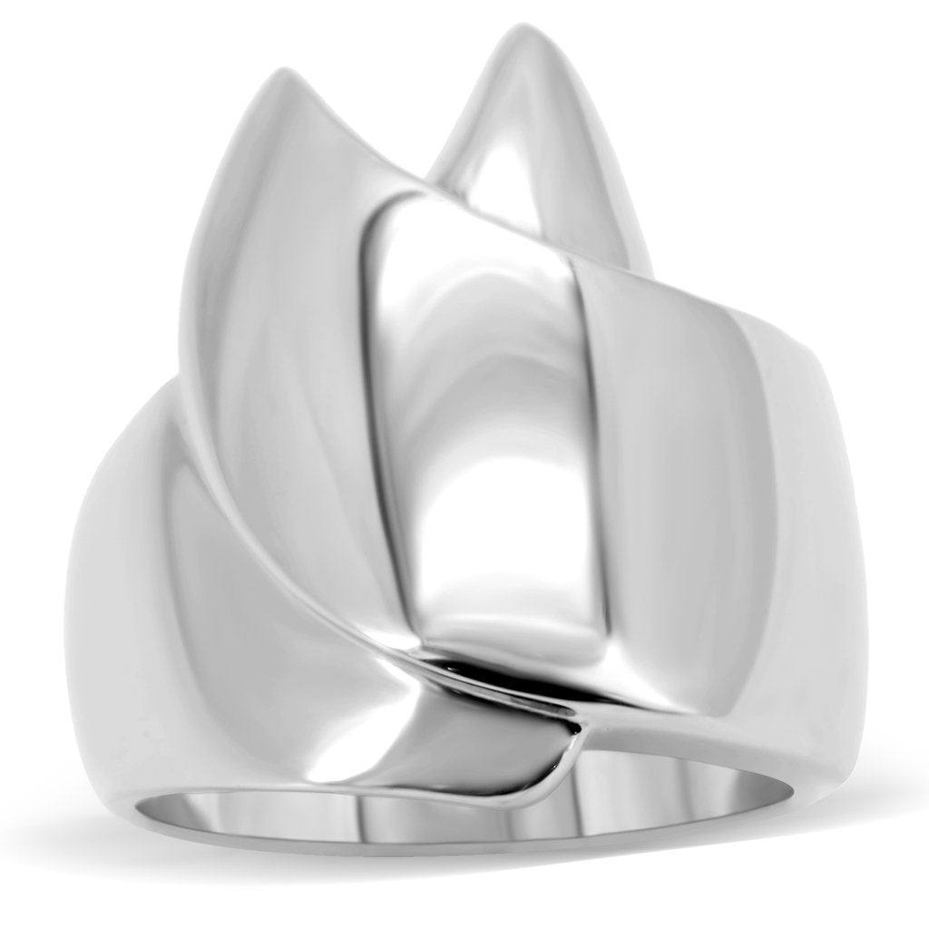 High polished (no plating) Stainless Steel Ring with No Stone