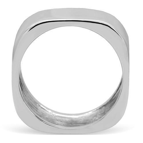 High polished (no plating) Stainless Steel Ring with No Stone