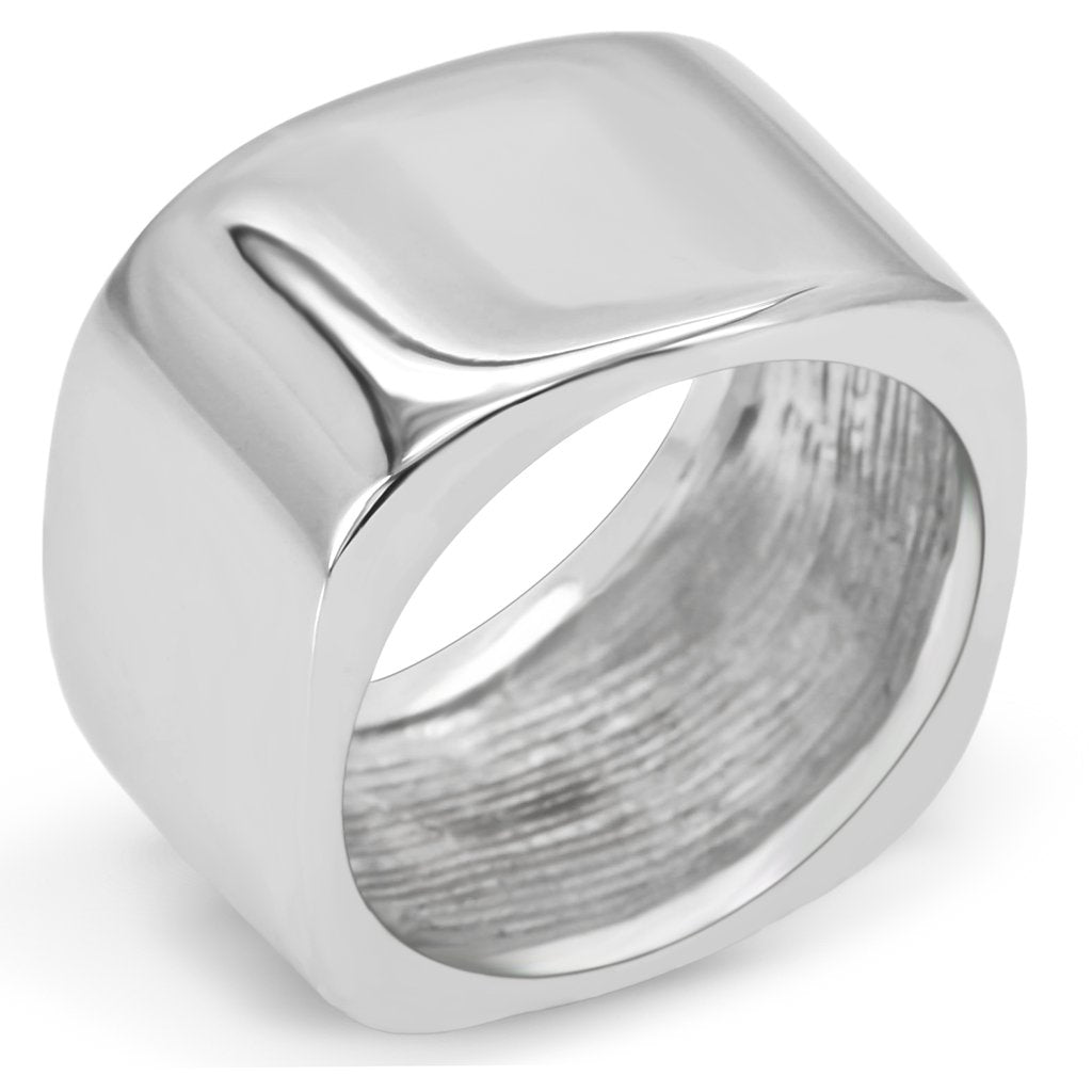 High polished (no plating) Stainless Steel Ring with No Stone
