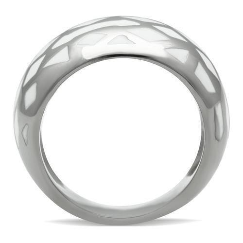 High polished (no plating) Stainless Steel Ring with No Stone